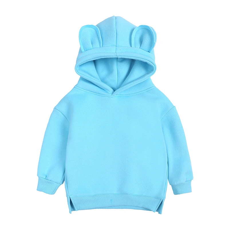 Kinder warm Hoodie Set 2023 Herbst Winter kleine Jungen und Mädchen Unisex Solid Trainingsanzug Outfits Kleidung 2PCS Kinder Kleidung