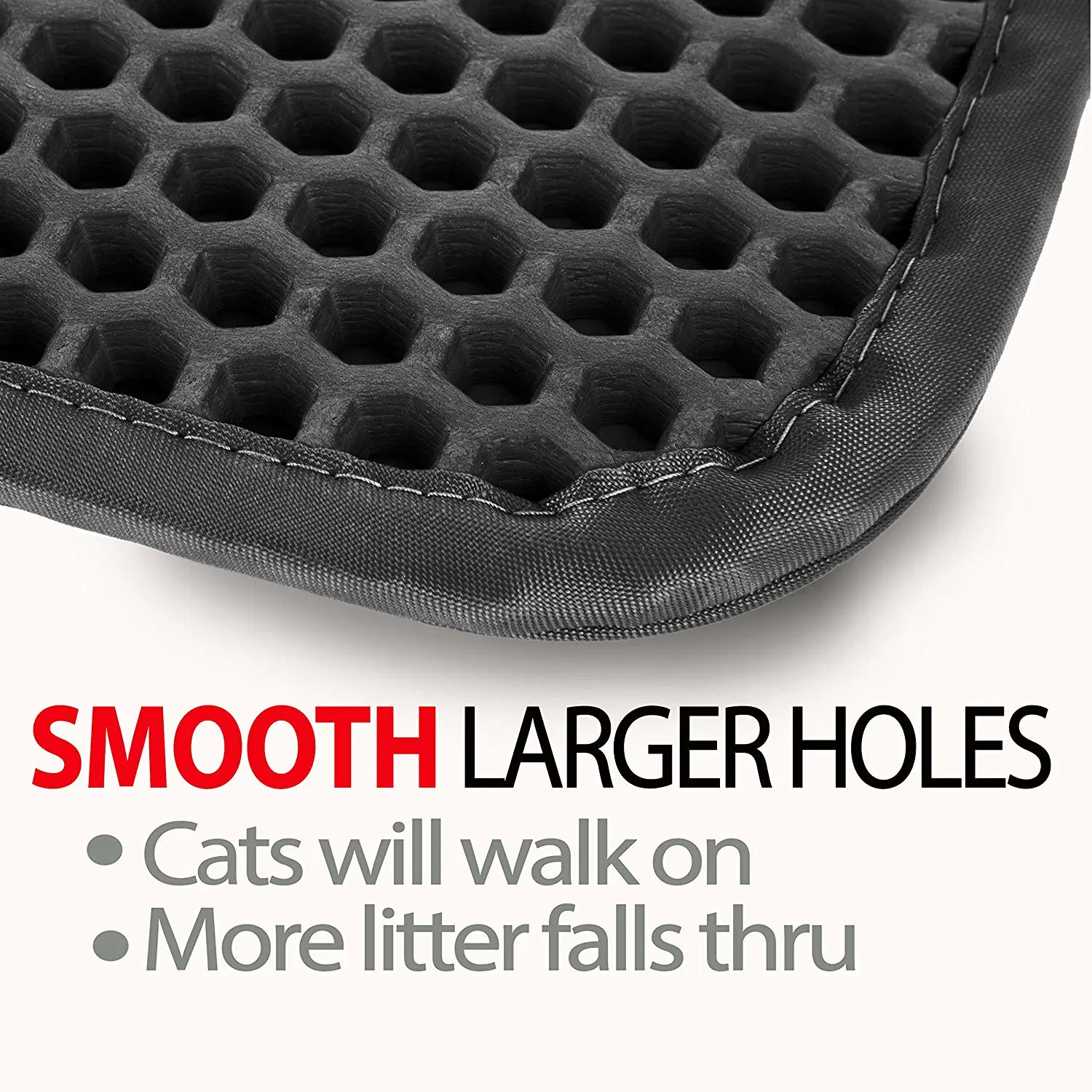 Household Pet Litter Trapper Catcher Cats Pad - Black Litter Cats Mat