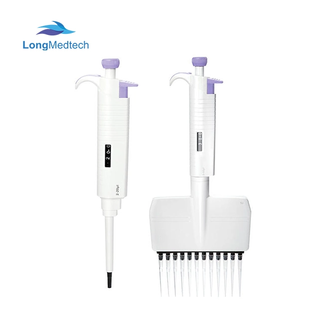 Handing Lab 12-Channel Adjustable Glass Transfer Micropette Plus Pipette