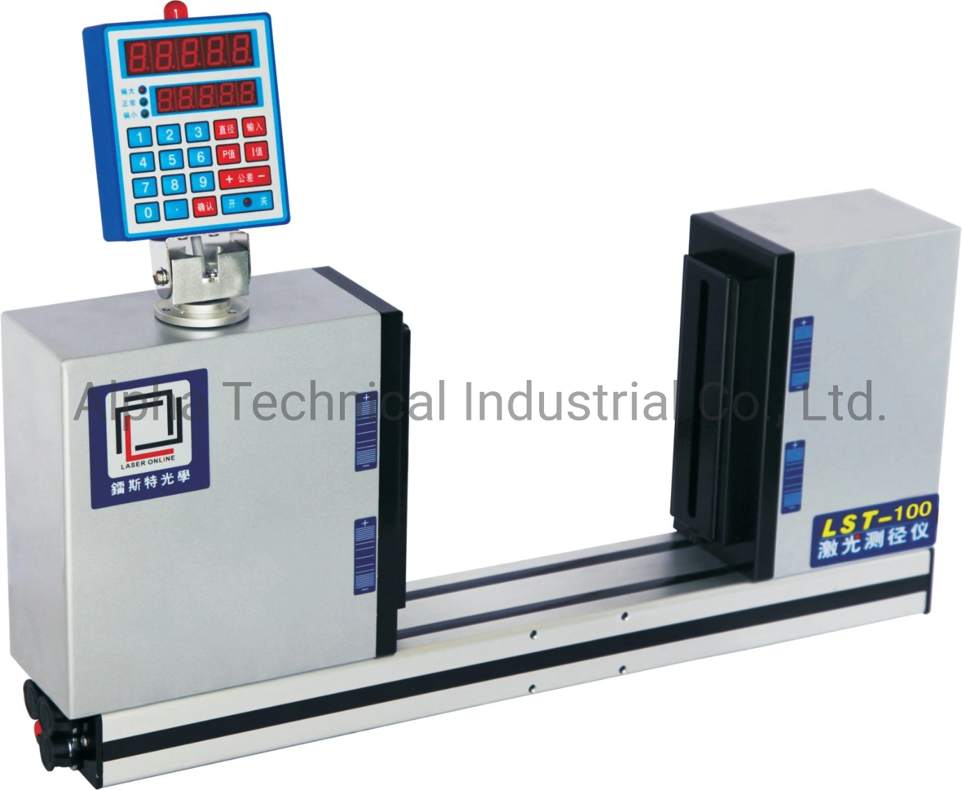 Equipo láser de calibre de diámetro de cable y cable, dispositivo de instrumento de línea de extrusión