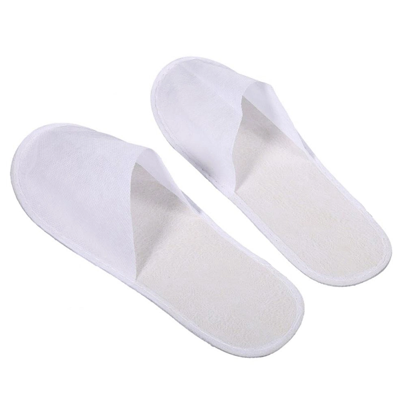 SPA Massage Non Woven Disposable Slippers with Open Toe Design