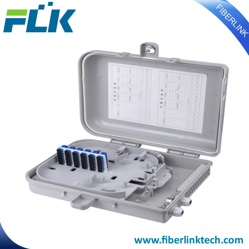 Ftts Waterproof Wall Pole Mounted Fiber Optic Distribution Box Access Network Enclosure Indoor/Outdoor Application