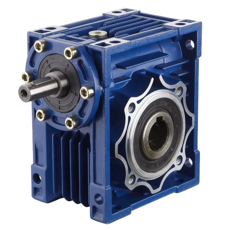 Worm Reducer Gearbox Speed Reduction for Winch Gear Box Motor Drive High quality Small Engine China Manufacturer Aluminium Flange Nmrw Worm Reducers Gearboxes