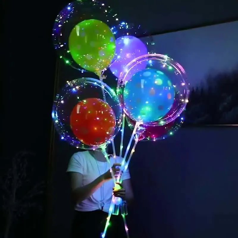 Wholesale/Supplier for Christmas Wedding Decoration Bobo Balloon 18 Inch Glowing LED Balloons