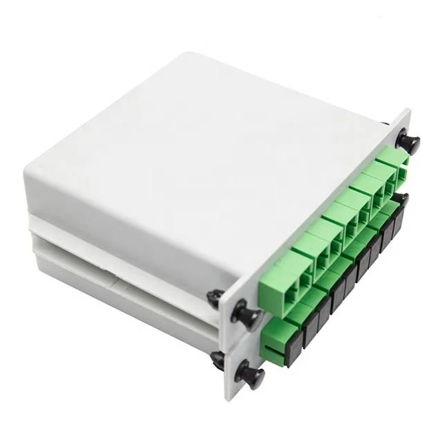 Lgx 2X8 PLC Splitter 1X32 1X16 caixa de distribuição óptica