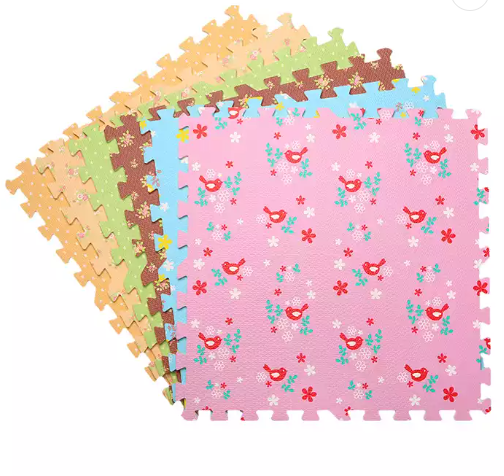 Household Heat Transfer Printing Interlocking Floor Baby Play Puzzle EVA Foam Mat