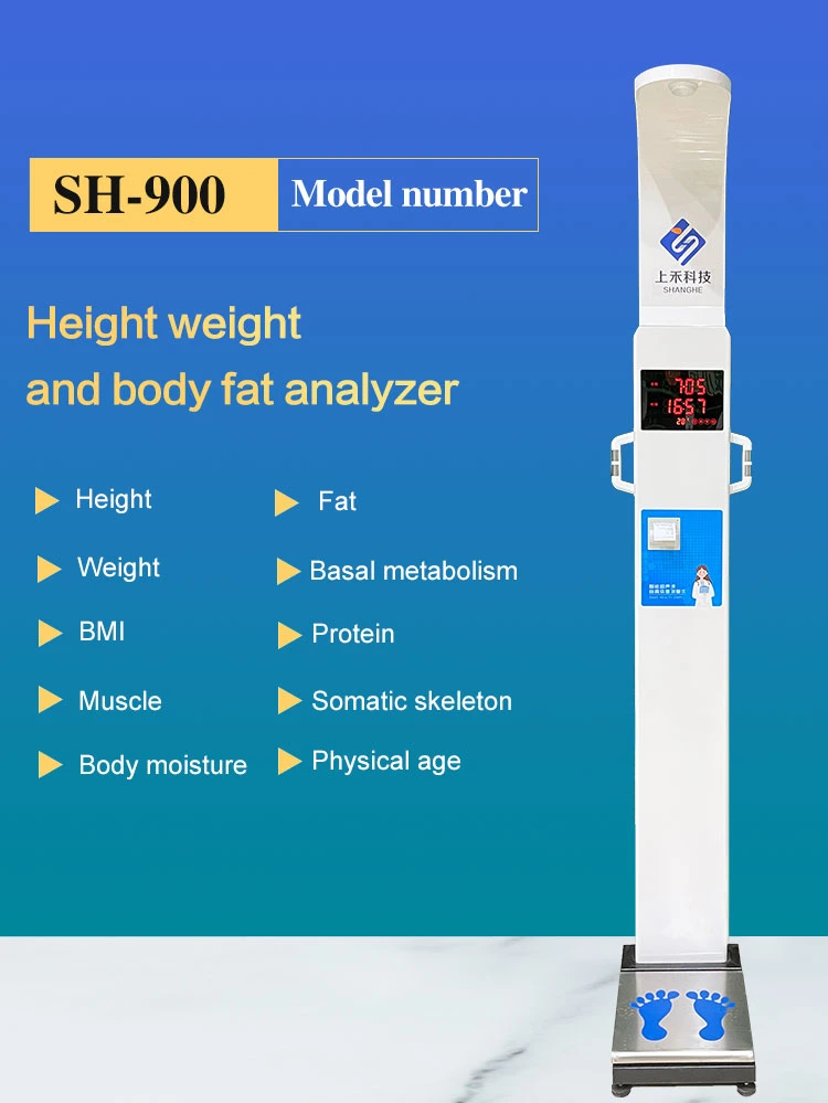 Factory ODM Ultraschall BMI Body Digital Höhe Messen Gewicht Fett Skalierung