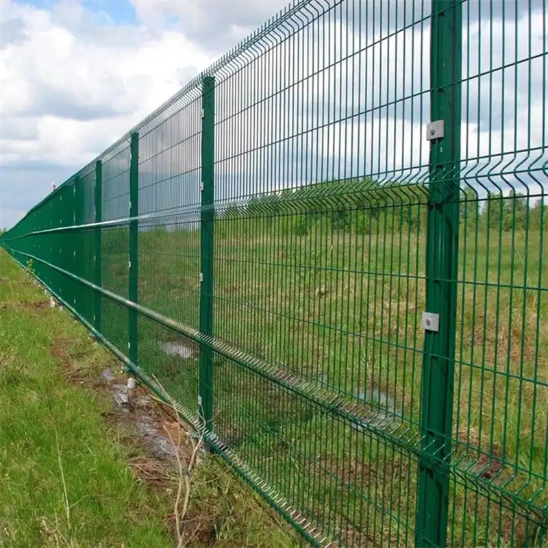 Jardín de la seguridad de edificios 3D de valla valla valla doblado de acero soldadas curvo de la malla de alambre vallado de seguridad Grupo V de esgrima de la viga de hierro de la pared valla