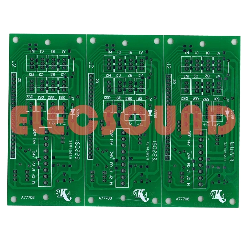 Fr4 de doble capa PCB de 1,6 mm de Hal sin plomo, cobre de 2 onzas de circuito impreso