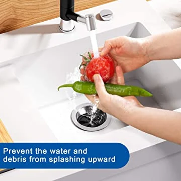 Sample Customization Food Waste Disposer Splash Guard Fit for Waste King, Insinkerator, Moen Garbage Disposal