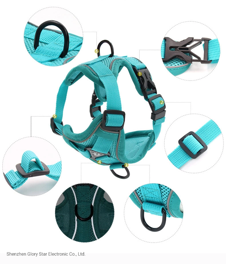 Adjustable Reflective Pet Vest Dog Harness Leash Set Pet Products