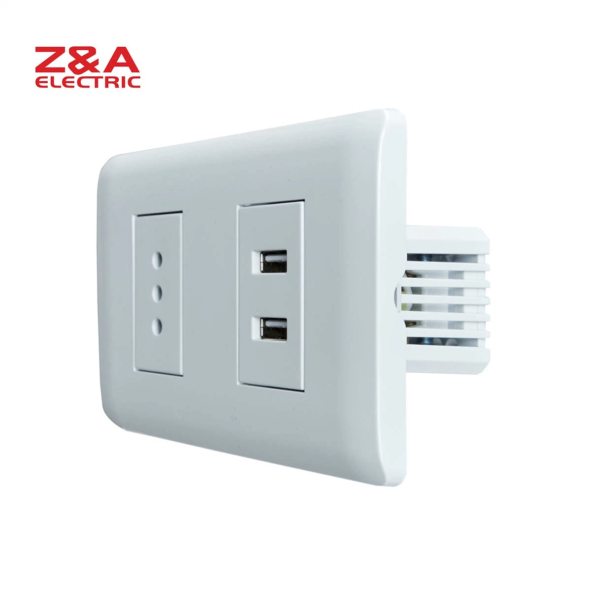 TB1246W TB Series White Z&A ZA Electric Wall Socket