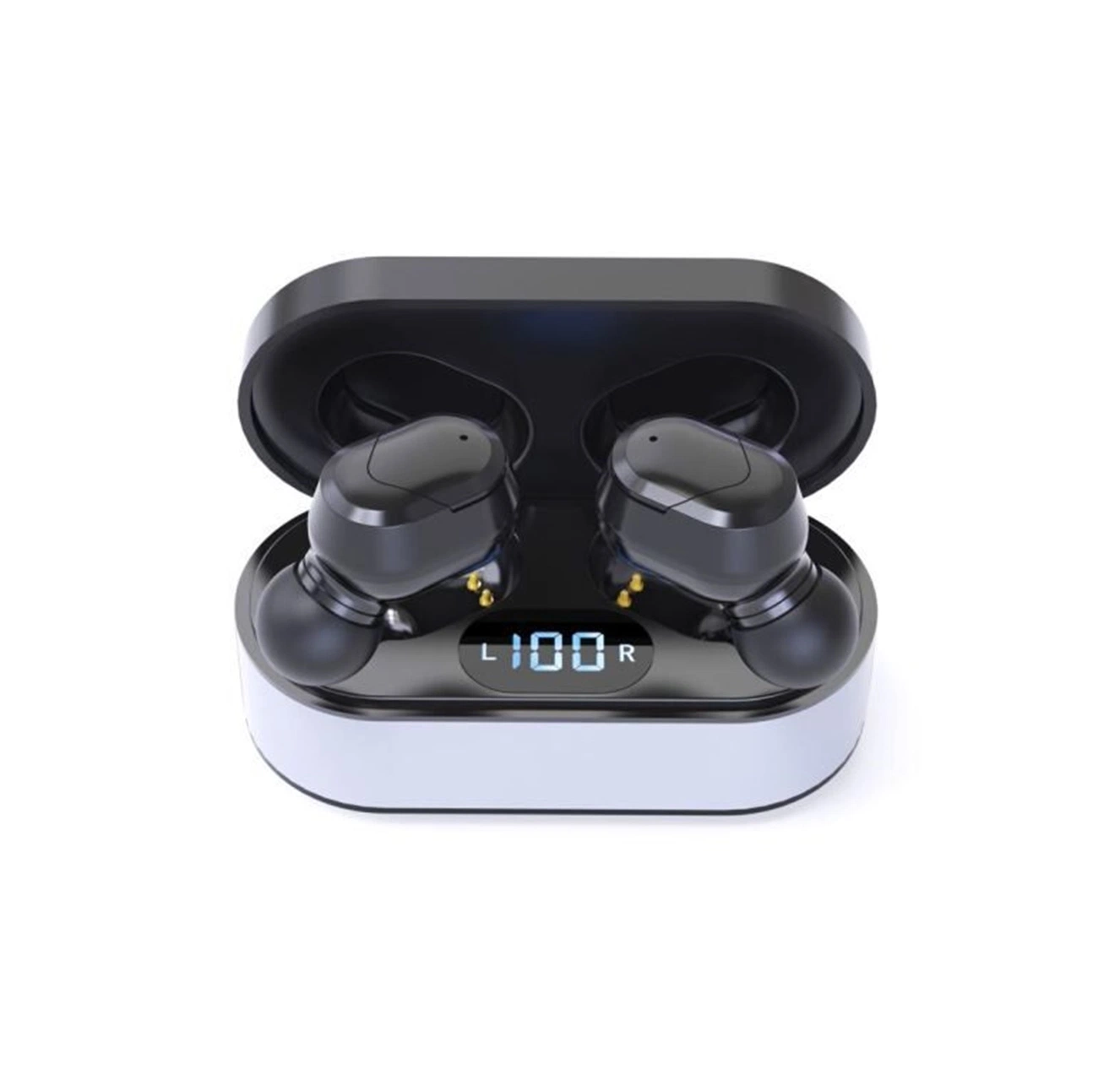 Unique Earbud Mobile Wireless Bluetooth 5.0 Earphones with Charging Case