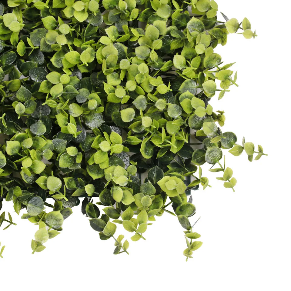 Wholesale/Supplier Privacy Fence Screen Plastic Green Artificial Boxwood Hedge for Living Wall Decor