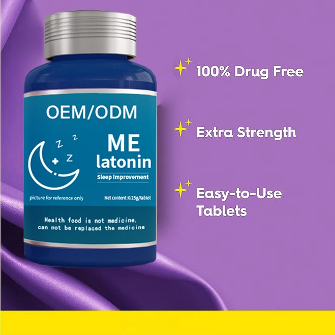 Melatonin Tablets for Travelers - Jet Combat Lag and Reset Sleep Patterns