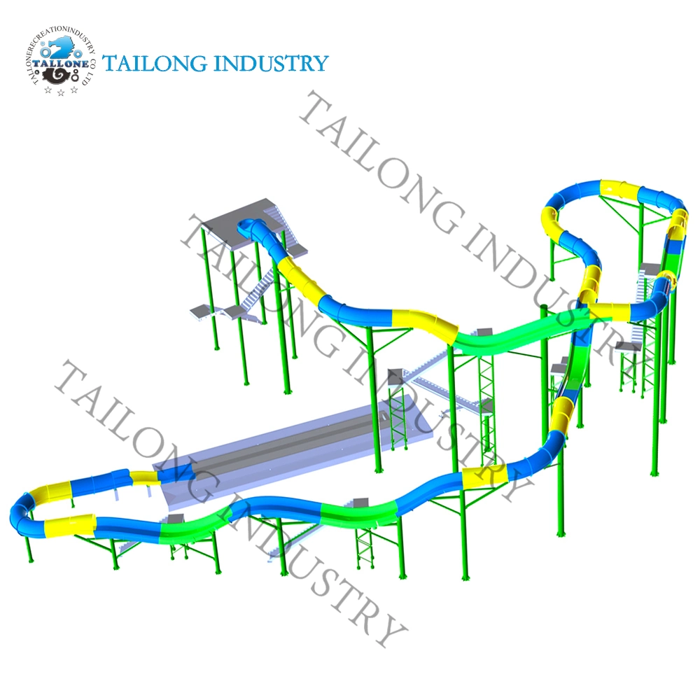 Водное горное водное скольжение оборудования для игры в аквапарк