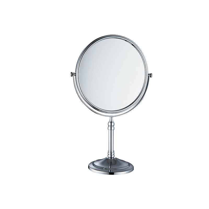 Double Side 3X Bathroom Round Makeup Mirror