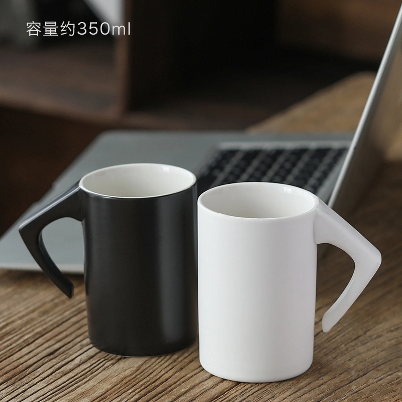 Ceramic Mouthwash Cup Creative Gift Advertisement Cup Inverted Drain Mug Plus Logo