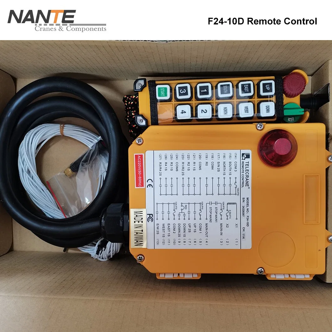 Hot Sale F24-6D/8d/10d/12D Industrial Wireless Remote Control for Hoist Control