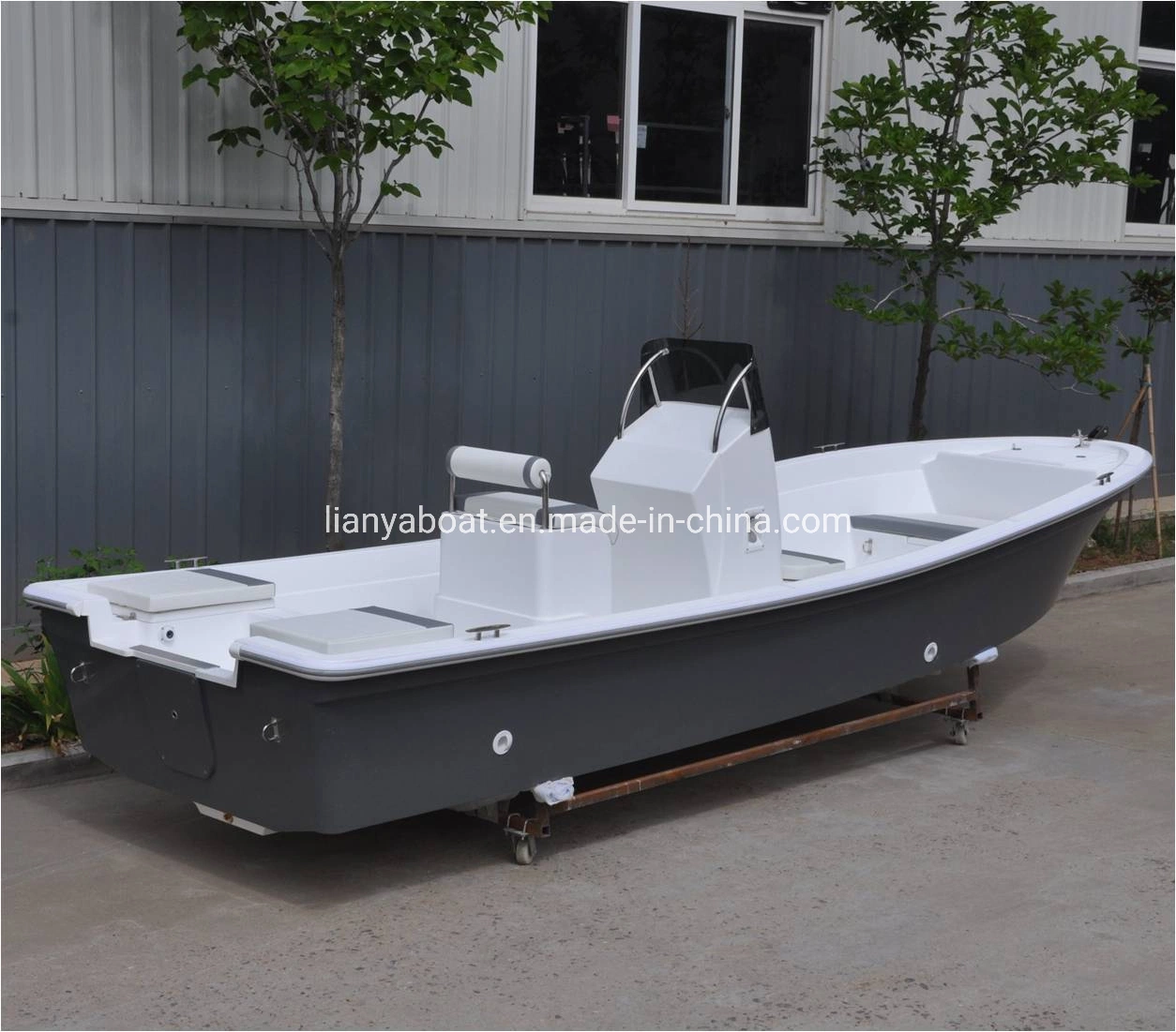 Liya 5.8m 8 Person Fiberglass Boat for Fishing Panga Boat