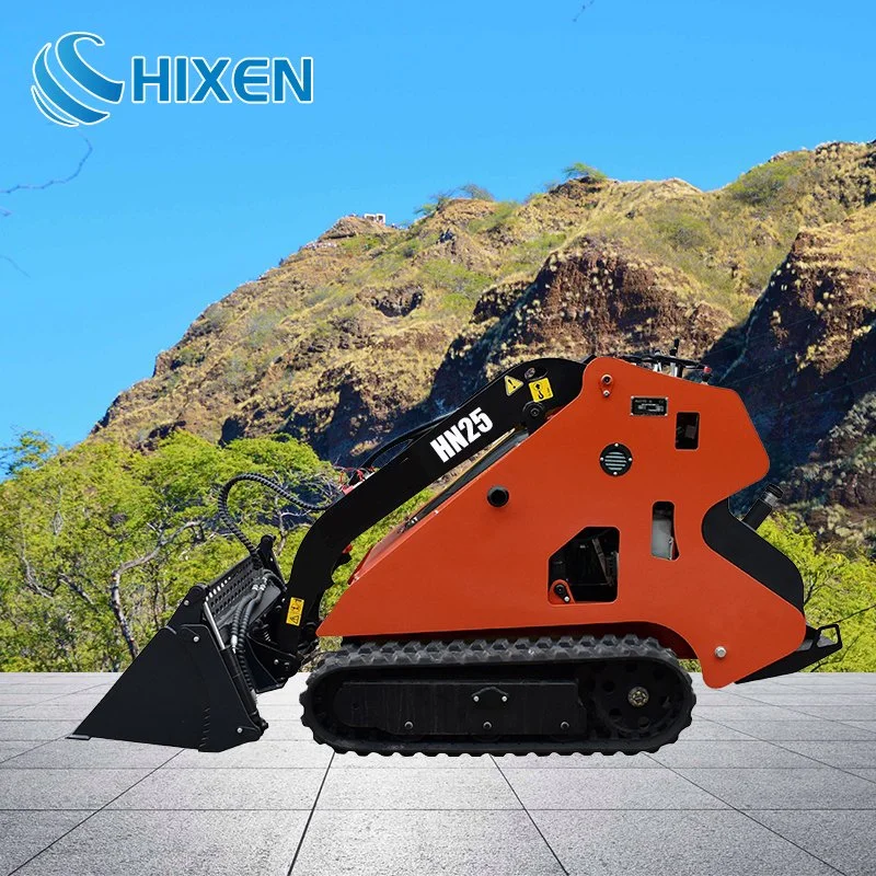 China′ S más popular Front End Construction Equipment Supplier for cargadora compacta Mini tractor de orugas con ruedas 1000kgs capacidad de carga Grande Mejor vendedor del reparto