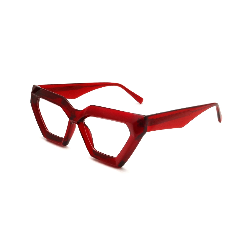 Retro Cat Eye Men Injection Acetate Eyeglasses Optical Frames Spectacle Frames