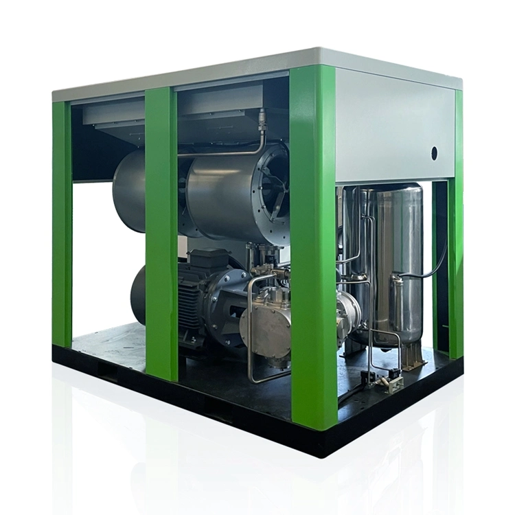 Chine Prix usine 7.5kw huile-Free Water lubrification fréquence de conversion vis Compresseurs d'air compresseurs à vis