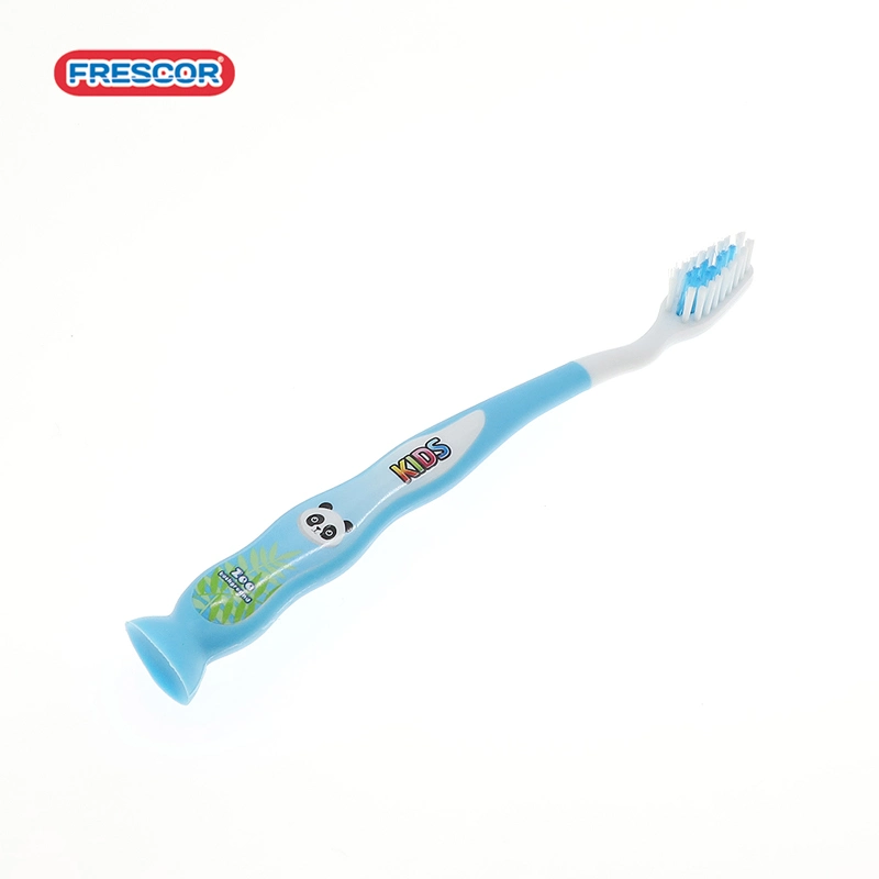 Travel/Household/Hotel Use Kids Children Tooth Brush Oral Care Soft Bristles Toothbrush with Suction Cup/Bottom