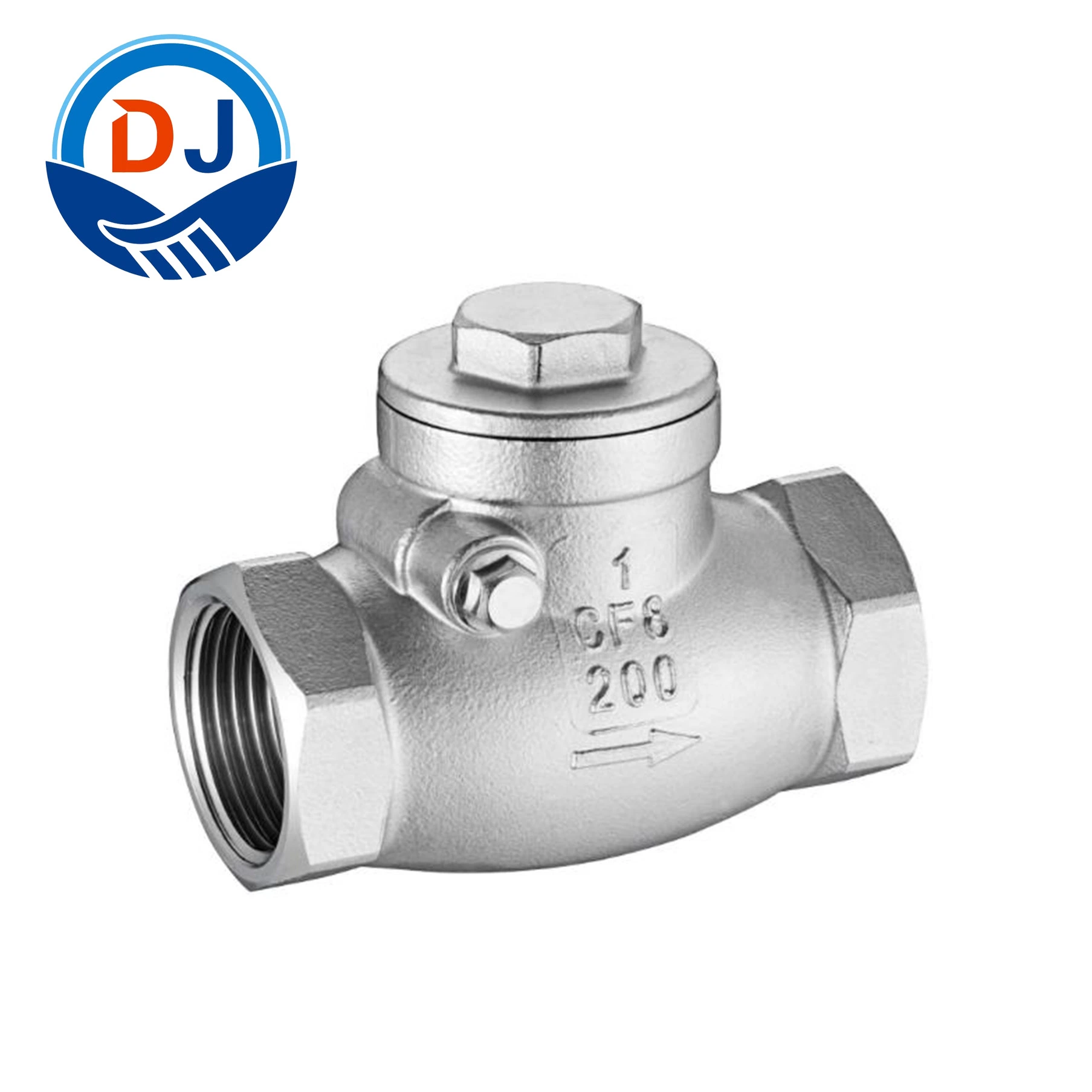 Industrial Grade Stainless Steel Female Thread Swing Check Valve