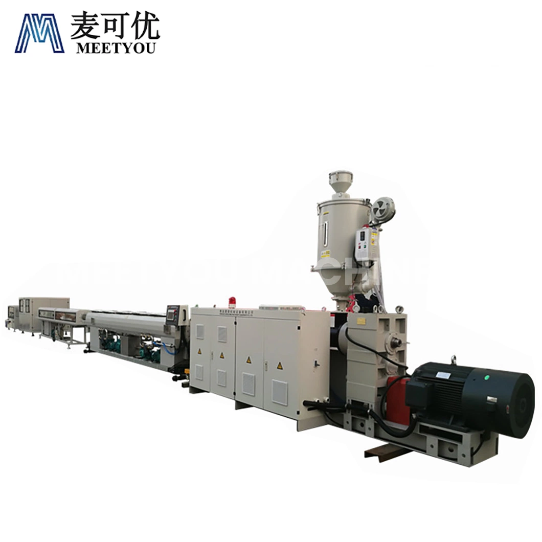 Máquinas Meetyou Plastic Pipe Production Line RCC Pipe Making Machine Fábrica China Madeira-plástico plástico processado rosca dupla extrusão de tubo PE