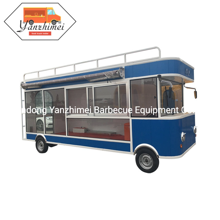 Muti Function Electric Food Truck Street Electrical Custom Snack Cart Clothes Trailer Clothing Van Cart