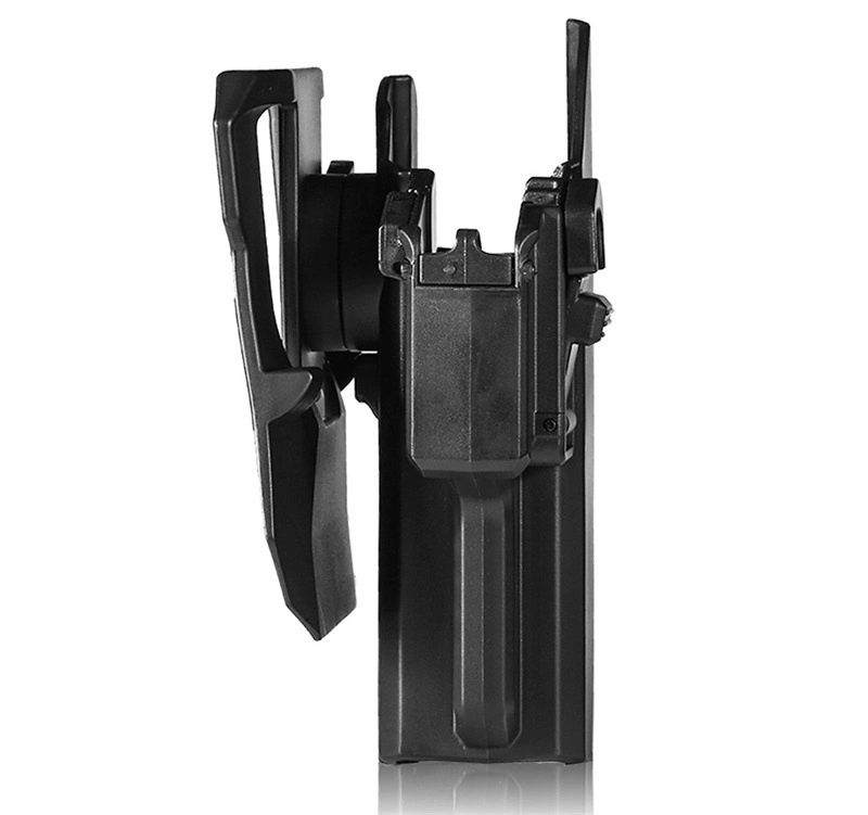 High quality/High cost performance Rigid Plastic Steel Ipsc Holster for Leg Belt and Belt GS110