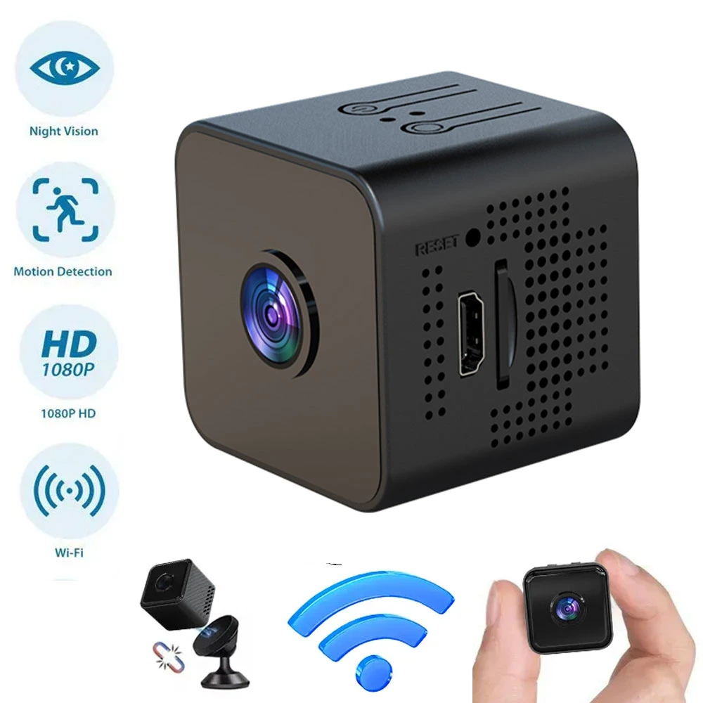 Caméra de surveillance vidéo micro sans fil WiFi HD Mini CCTV Caméra IP réseau cachée