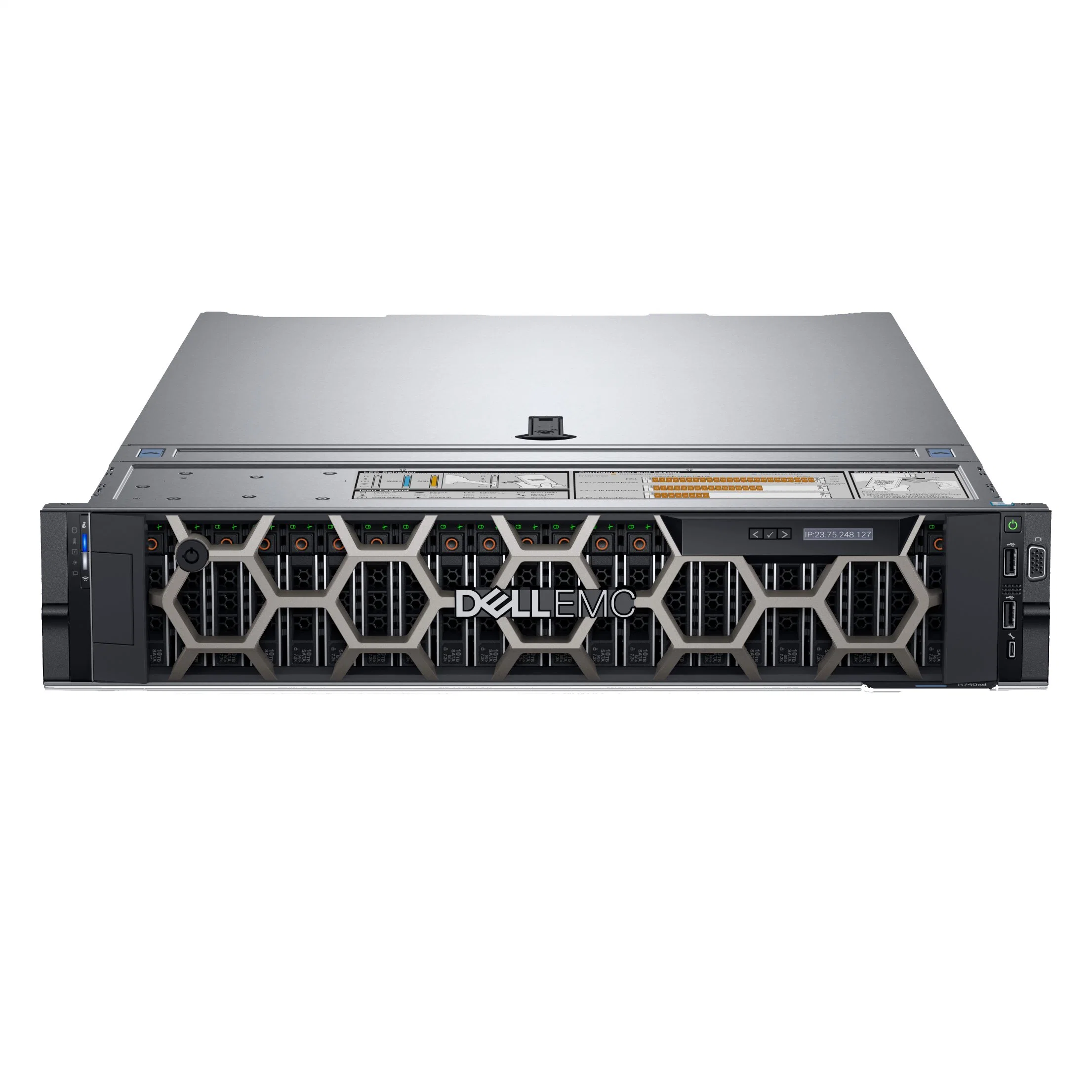 Remises promotionnelles Original Dell PowerEdge R740 Intel Xeon Silver 4310t Serveur rack 10c/20t H330