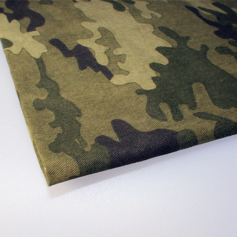 20*16 128*60 Woven Military Uniform Twill Cotton Camouflage Printed Fabric