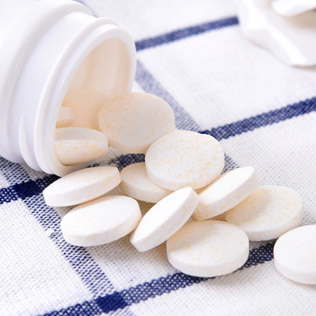 Private Label Health Supplement No Flavoring No Preservative Nutrient Milk Calcium Chewable Tablets