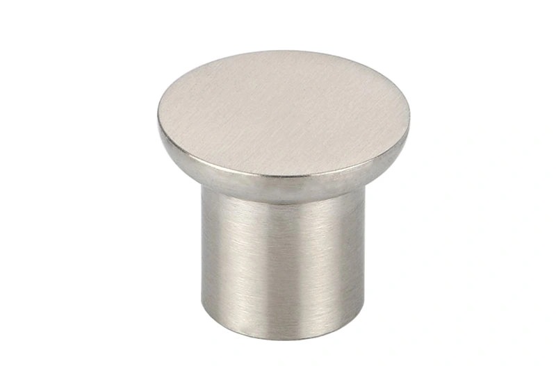 Solid Stainless Steel Mushroom Furniture Drawer Knobs for Cabinet Kitchen