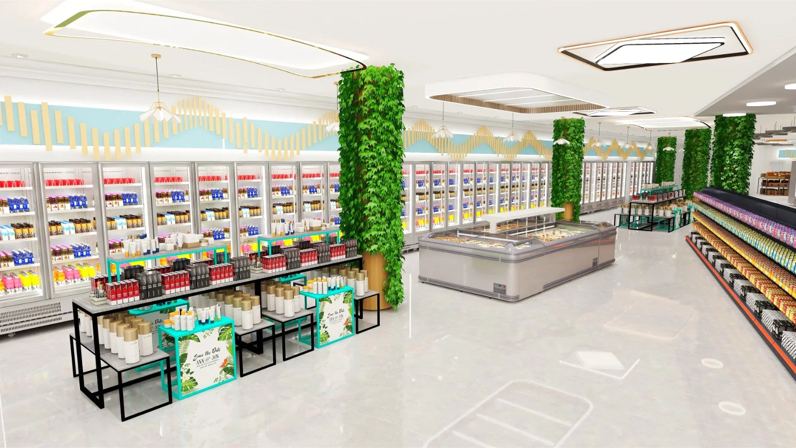 Supermarket Design Layout Modern Hypermarket Layout Design