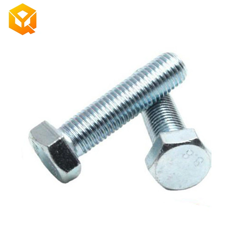 DIN933 M8 Hex Bolt with Zinc Plated