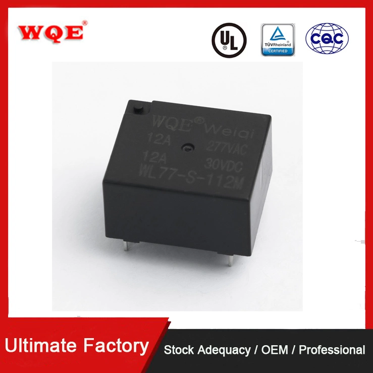 General Purpose Relay PCB Sealed Relay Power Relay 12A (WL77) Normally Open 1A Type Relays for Household Appliance / Auto Control / Smart Home / Alarm System