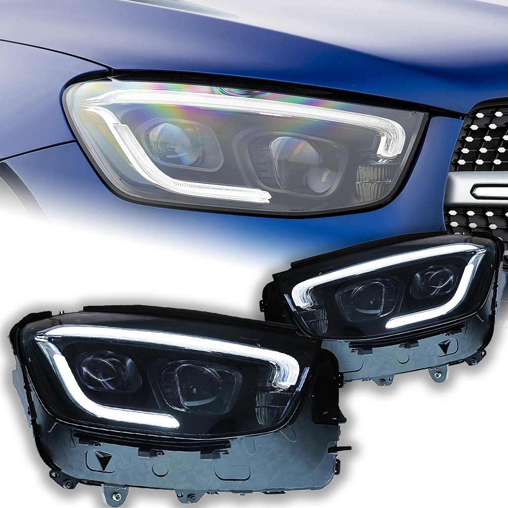 Auto Headlight HID Plastic Headlights LED Xenon Headlamp for Mercedes Benz Glc W253 X253 C253