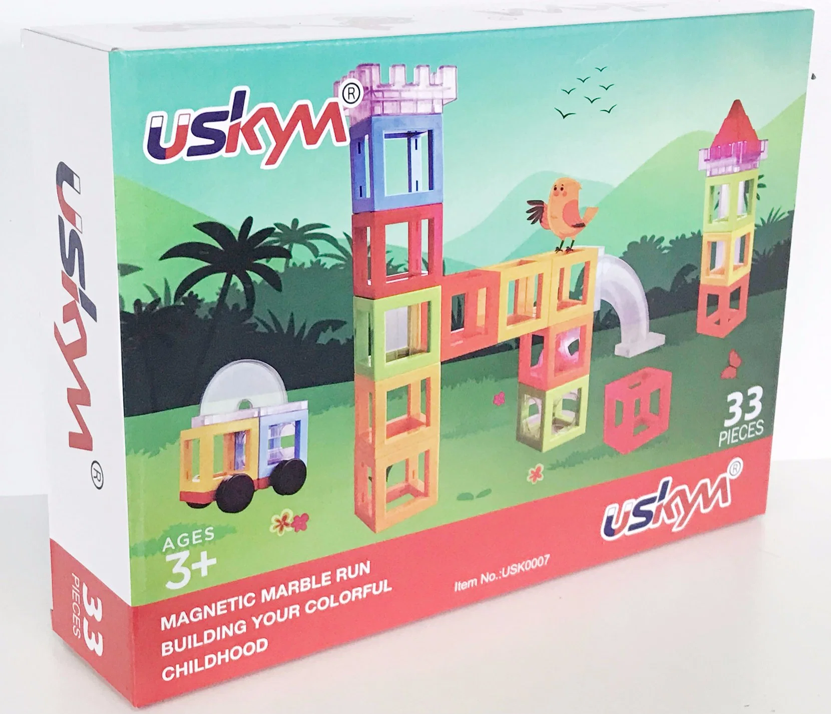 Quality Assured Magnetic Wisdom Rail Building Blocks for Children