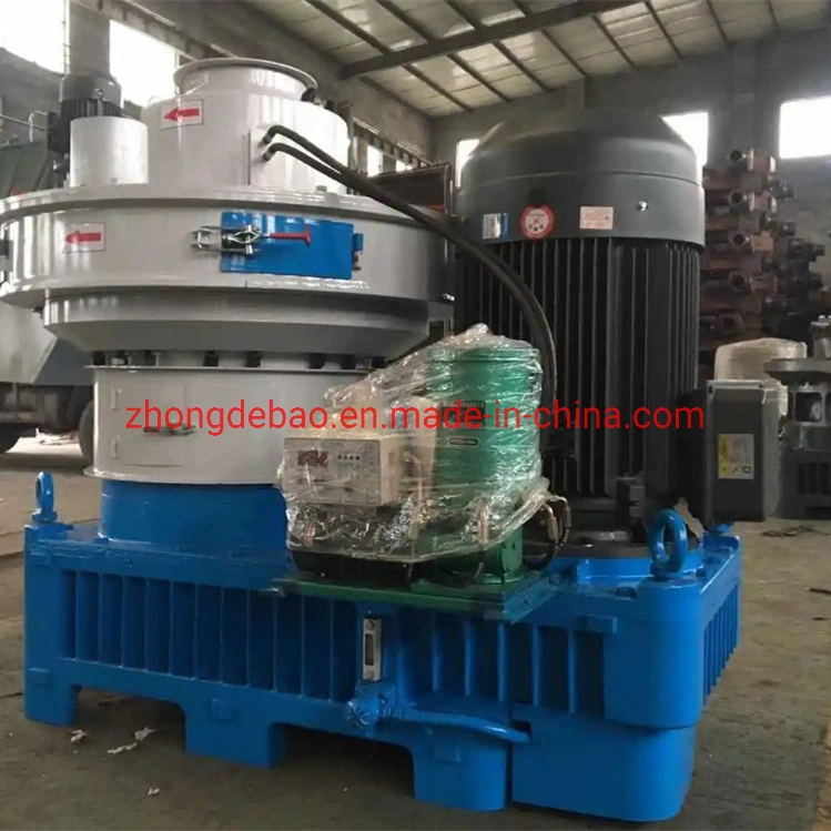 High Capacity 1-10 Tph Wood Saw Dust Rice Husk Pellet Making Machine Vertical Ring Die Wood Log Biomass Pellet Mill Wood Branches Pellet Maker with CE