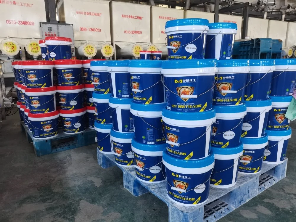 Precio asequible Rendimiento de alta calidad/alto costo 1L 5L 10L secado rápido 2 Parte Blanco concreto Epoxy pegamento adhesivo para la construcción