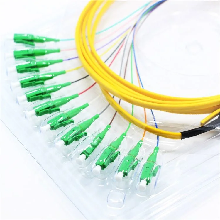 12 Core Optic Fiber Patch Cord Beakout Cable Single Mode Cable