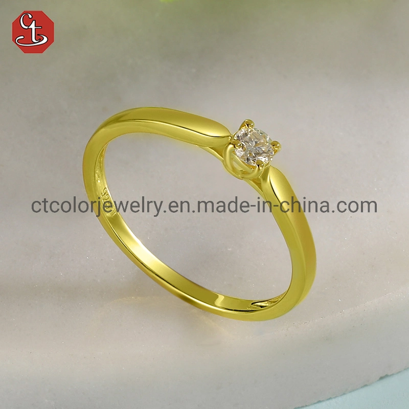 Wholesale/Supplier Jewelry Natural Emerald Stone S925 Silver Ring Fashion Women's Jewelry