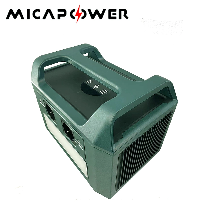 Mica Power 600W Solar Generator Reisen Lithium Batterie Outdoor Camping 1000W Tragbare Power Station große Power Bank mit LED-Licht