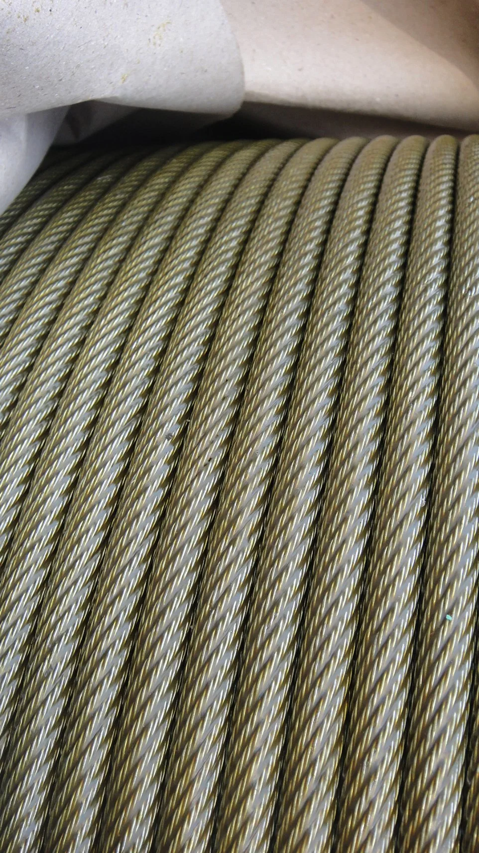 Non Rotating Ungalvanized Steel Wire Rope 35X7 for Crane with Yellow Grease