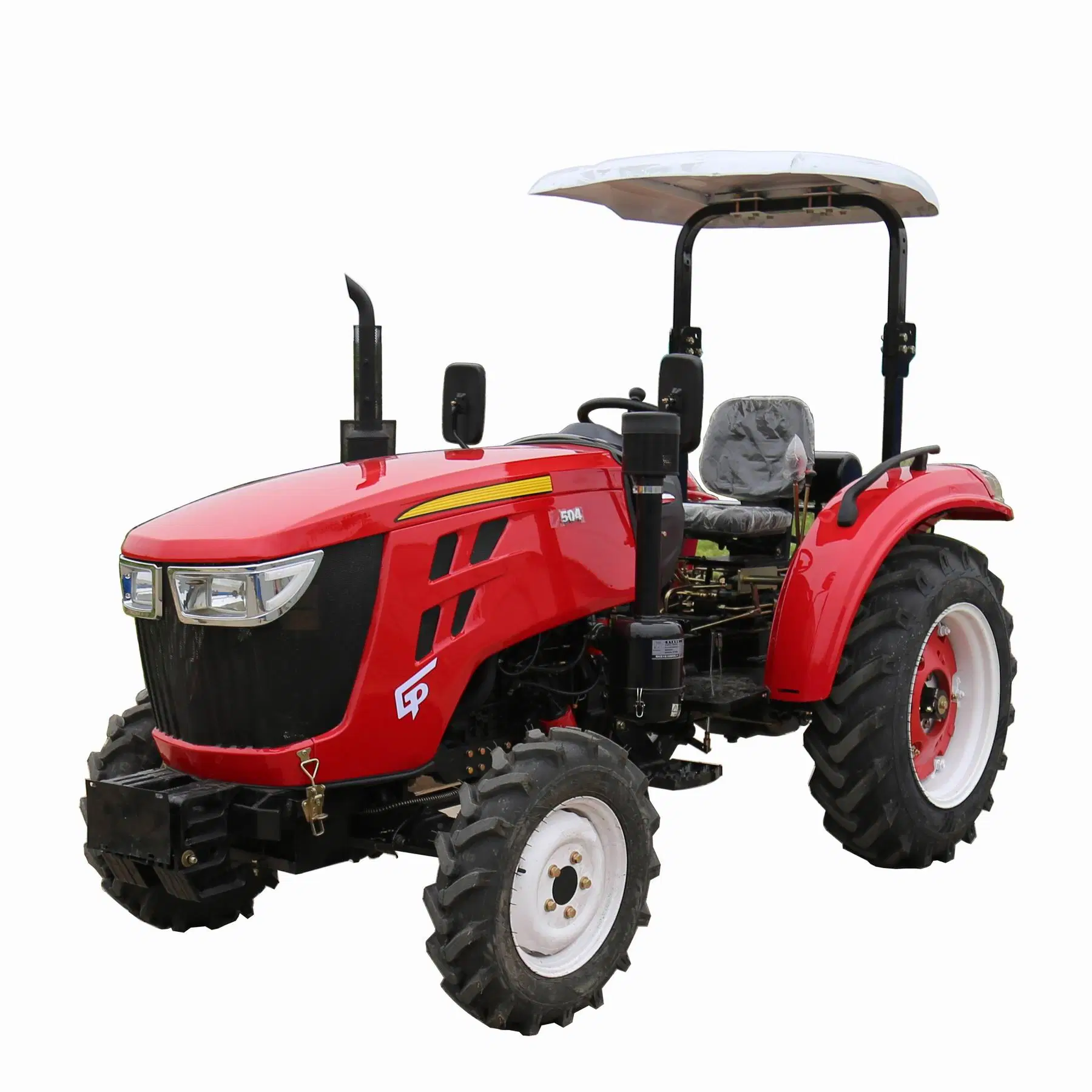 Mini 50HP tracteur agricole agricole Heavy Duty 4RM 50 HP 4 RM avec chargeur frontal pour la vente de la Chine