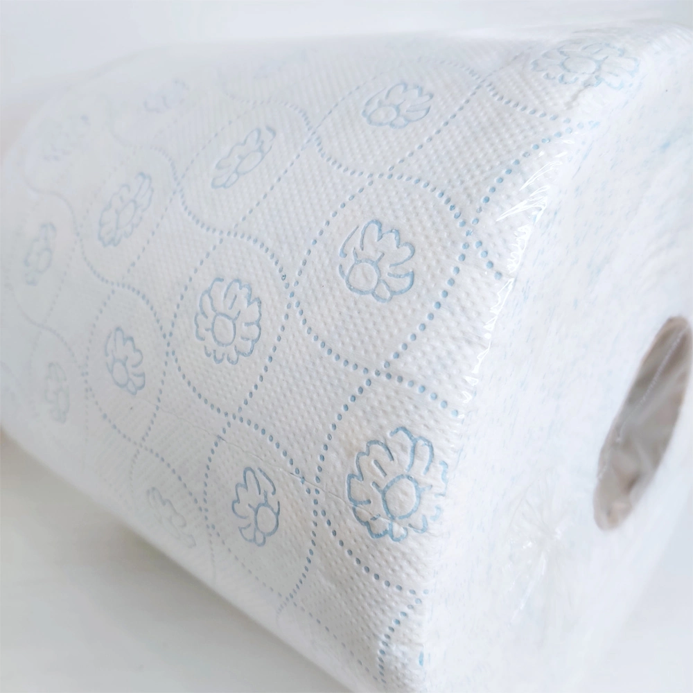 Hot Selling Disposable Cleaning Big Roll Kitchen Roll Paper Towel Strong Water Absorption Virgin Pulp